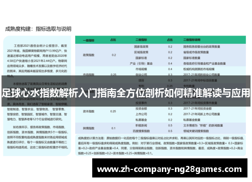 足球心水指数解析入门指南全方位剖析如何精准解读与应用